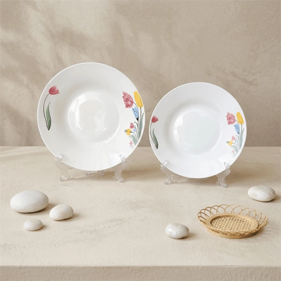 Decal Flower Dinnerware Set