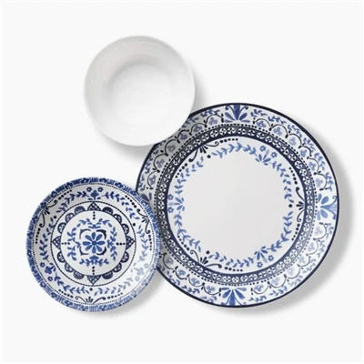 Classic Blue Floral Porcelain Tableware Set best